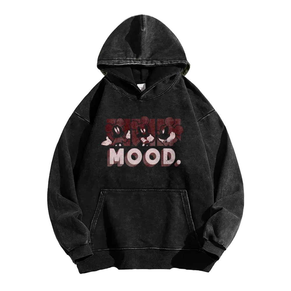 Casual Washed Hoodie 2501001088