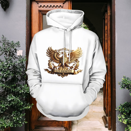 Plue Size Printed Hoodies 2412007878