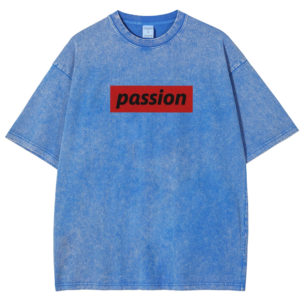 Unisex Printed Washed Tee 2501003021