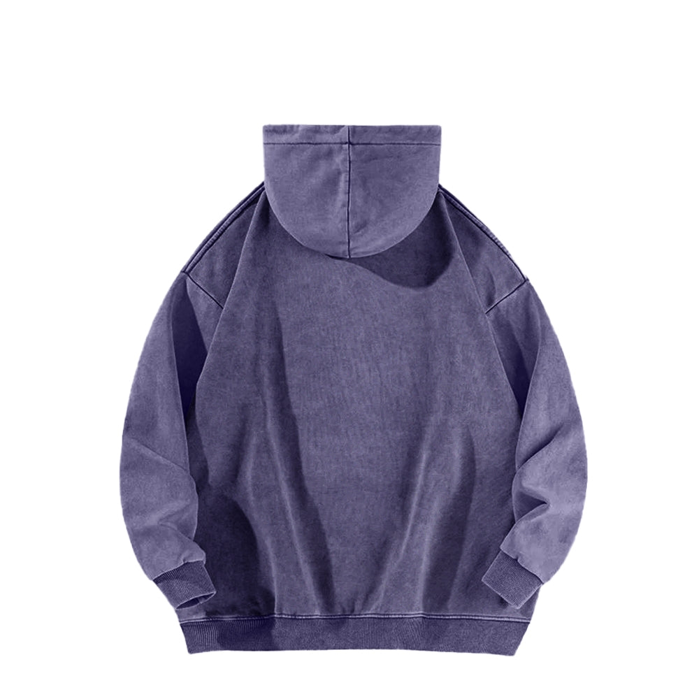 Casual Washed Hoodie 2501001070