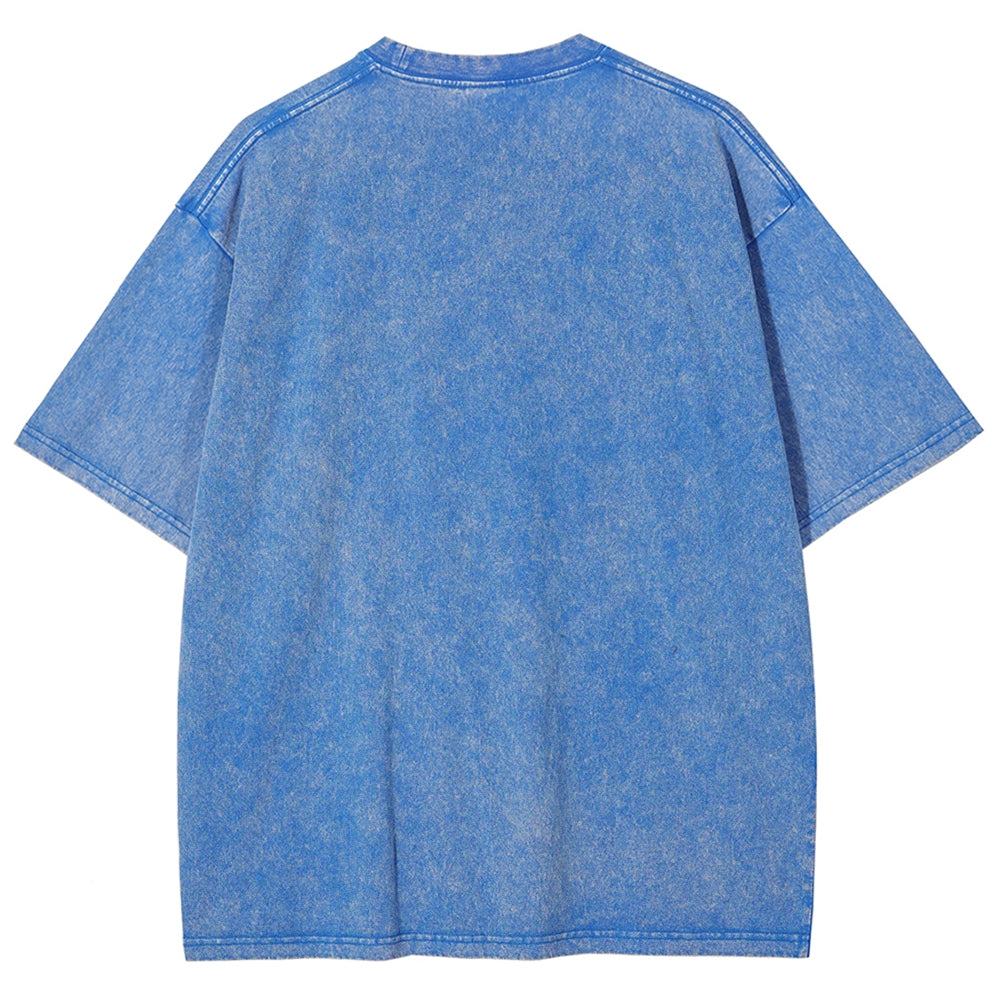 Unisex Printed Washed Tee 2501003021